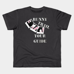 Easter Bunny Trail Tour Guide Easily Confused Cute for Teacher Gifts Kids T-Shirt